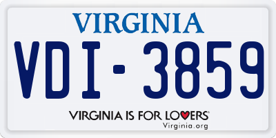 VA license plate VDI3859