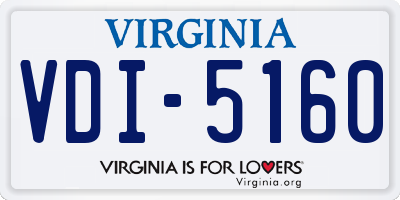 VA license plate VDI5160