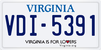 VA license plate VDI5391