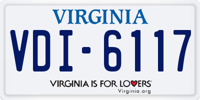 VA license plate VDI6117