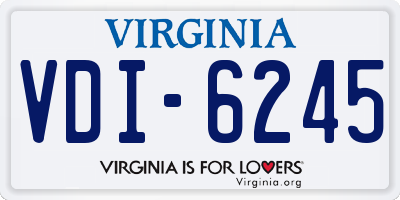 VA license plate VDI6245