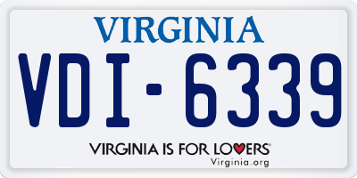 VA license plate VDI6339