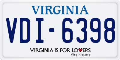 VA license plate VDI6398