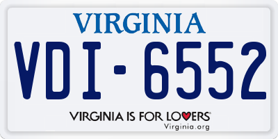 VA license plate VDI6552