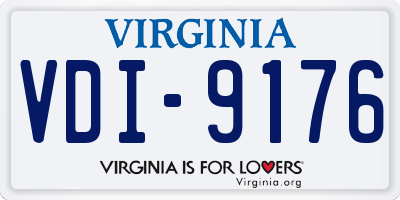 VA license plate VDI9176