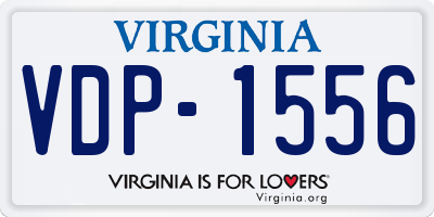 VA license plate VDP1556