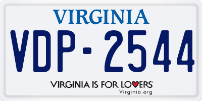 VA license plate VDP2544
