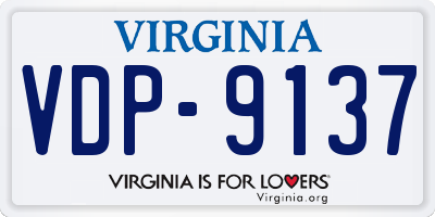 VA license plate VDP9137