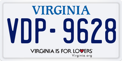 VA license plate VDP9628