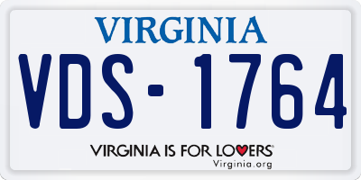 VA license plate VDS1764