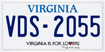 VA license plate VDS2055