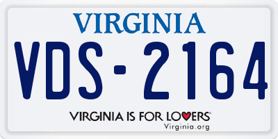 VA license plate VDS2164