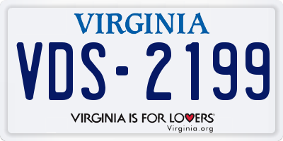 VA license plate VDS2199