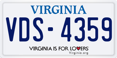 VA license plate VDS4359