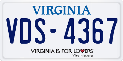 VA license plate VDS4367