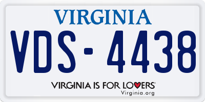 VA license plate VDS4438