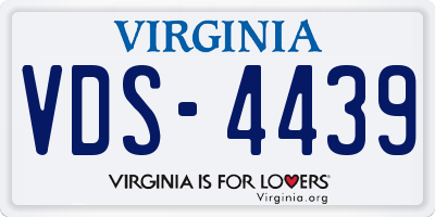 VA license plate VDS4439