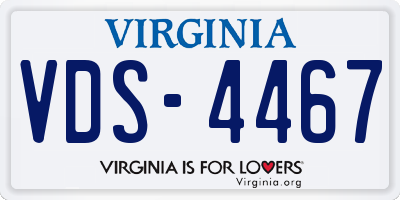 VA license plate VDS4467