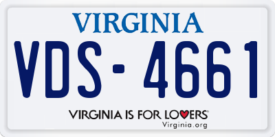 VA license plate VDS4661