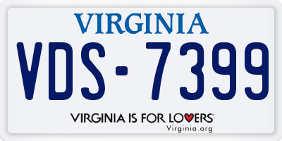 VA license plate VDS7399