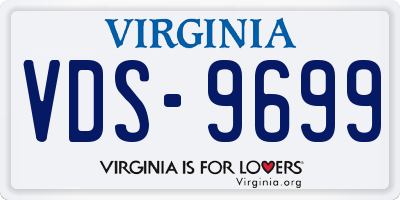 VA license plate VDS9699