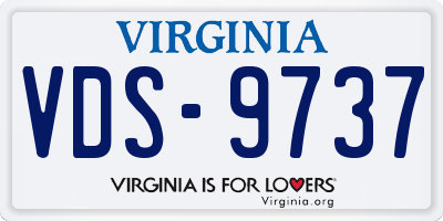 VA license plate VDS9737