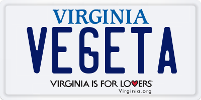 VA license plate VEGETA