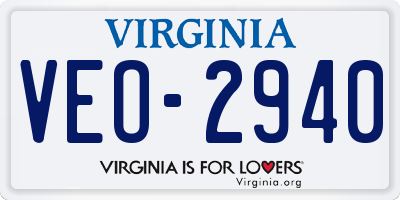 VA license plate VEO2940