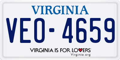 VA license plate VEO4659