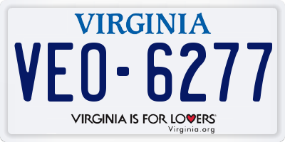 VA license plate VEO6277