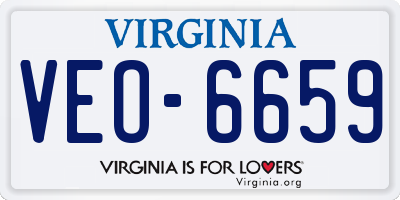 VA license plate VEO6659