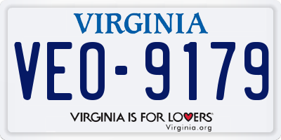 VA license plate VEO9179