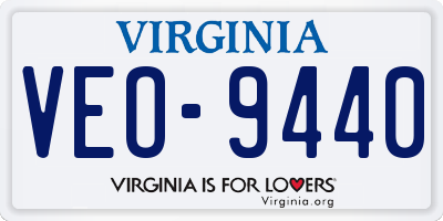 VA license plate VEO9440