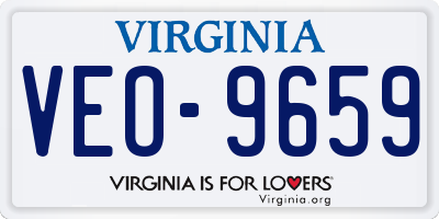 VA license plate VEO9659