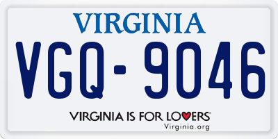 VA license plate VGQ9046