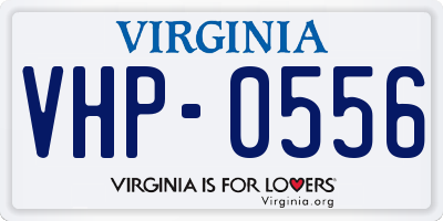 VA license plate VHP0556