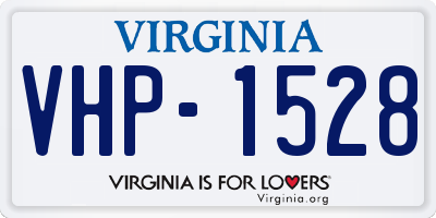 VA license plate VHP1528