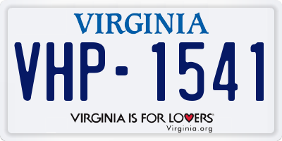 VA license plate VHP1541