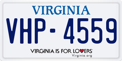 VA license plate VHP4559