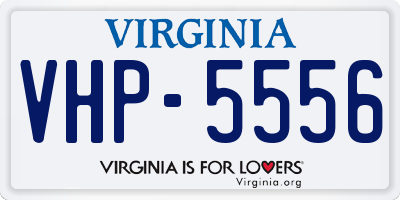 VA license plate VHP5556