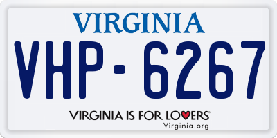 VA license plate VHP6267