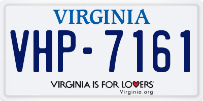VA license plate VHP7161