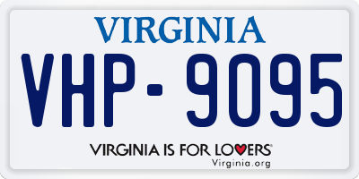 VA license plate VHP9095