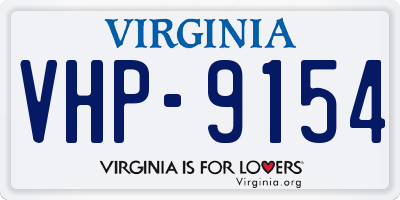 VA license plate VHP9154