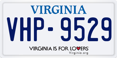 VA license plate VHP9529