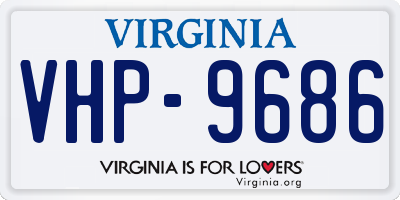 VA license plate VHP9686