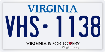 VA license plate VHS1138