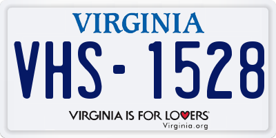 VA license plate VHS1528
