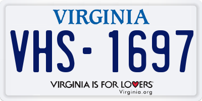 VA license plate VHS1697