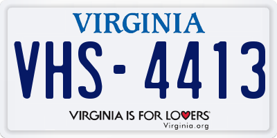 VA license plate VHS4413